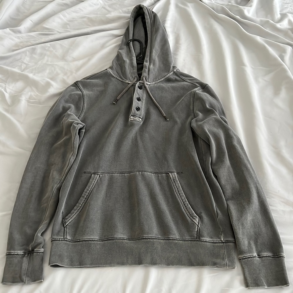 GAP hoodie, size XS, solid gray